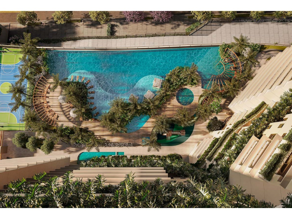 Oásis Home Resort em Alphaville — lazer com piscinas
