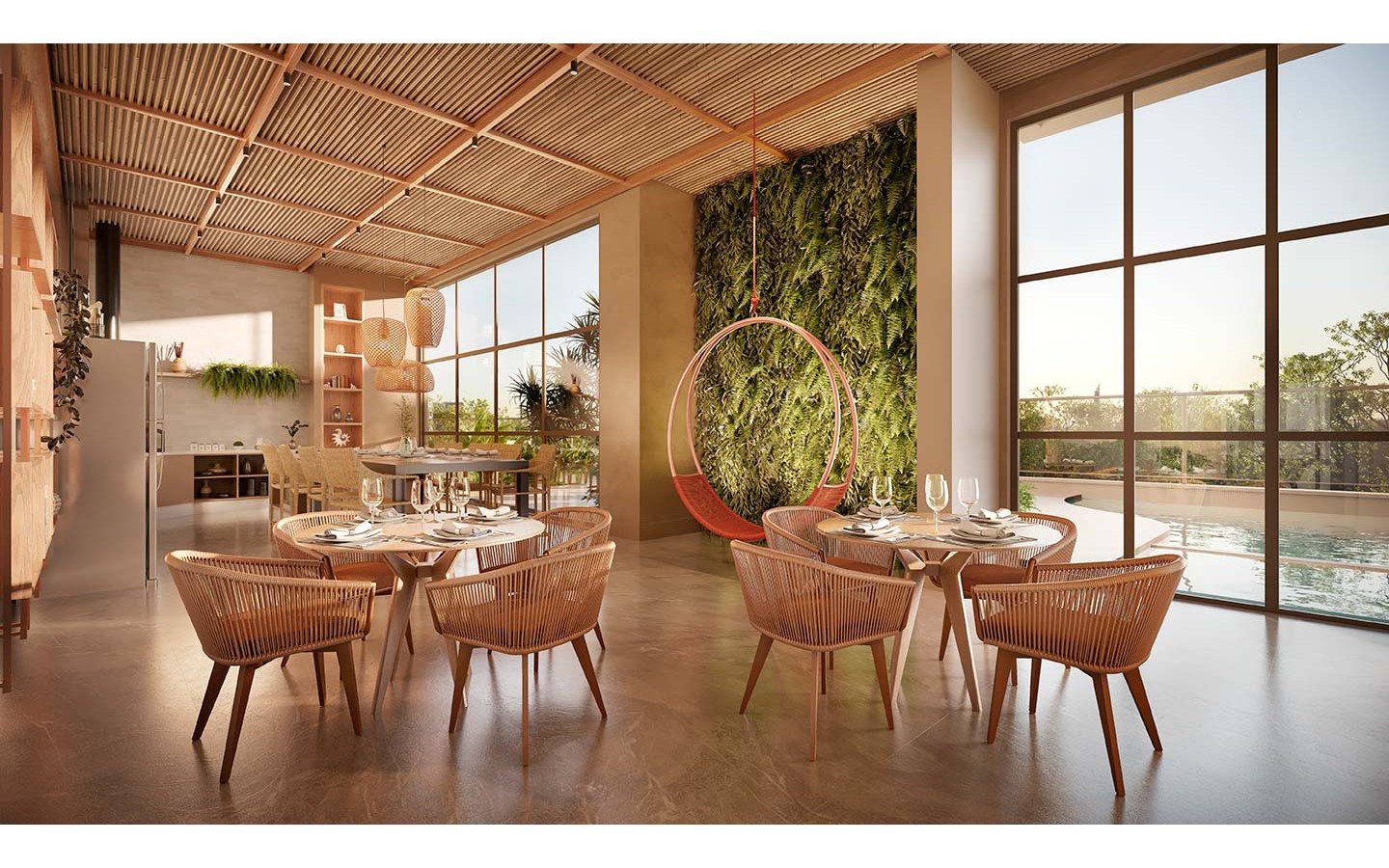Oásis Home Resort em Alphaville — espaço gourmet