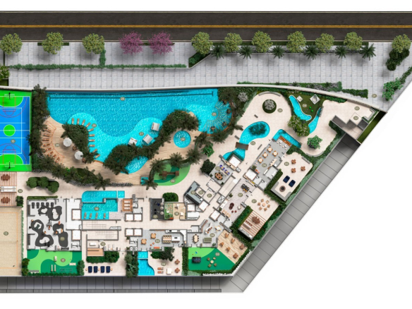 Oásis Home Resort em Alphaville — Implantação do Oásis Home Resort