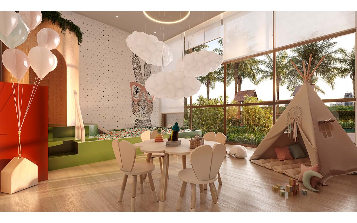 Oásis Home Resort em Alphaville — brinquedoteca