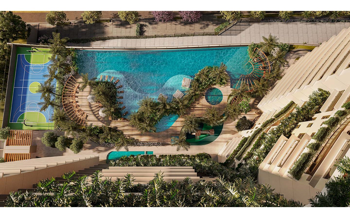 Oásis Home Resort em Alphaville — lazer com piscinas