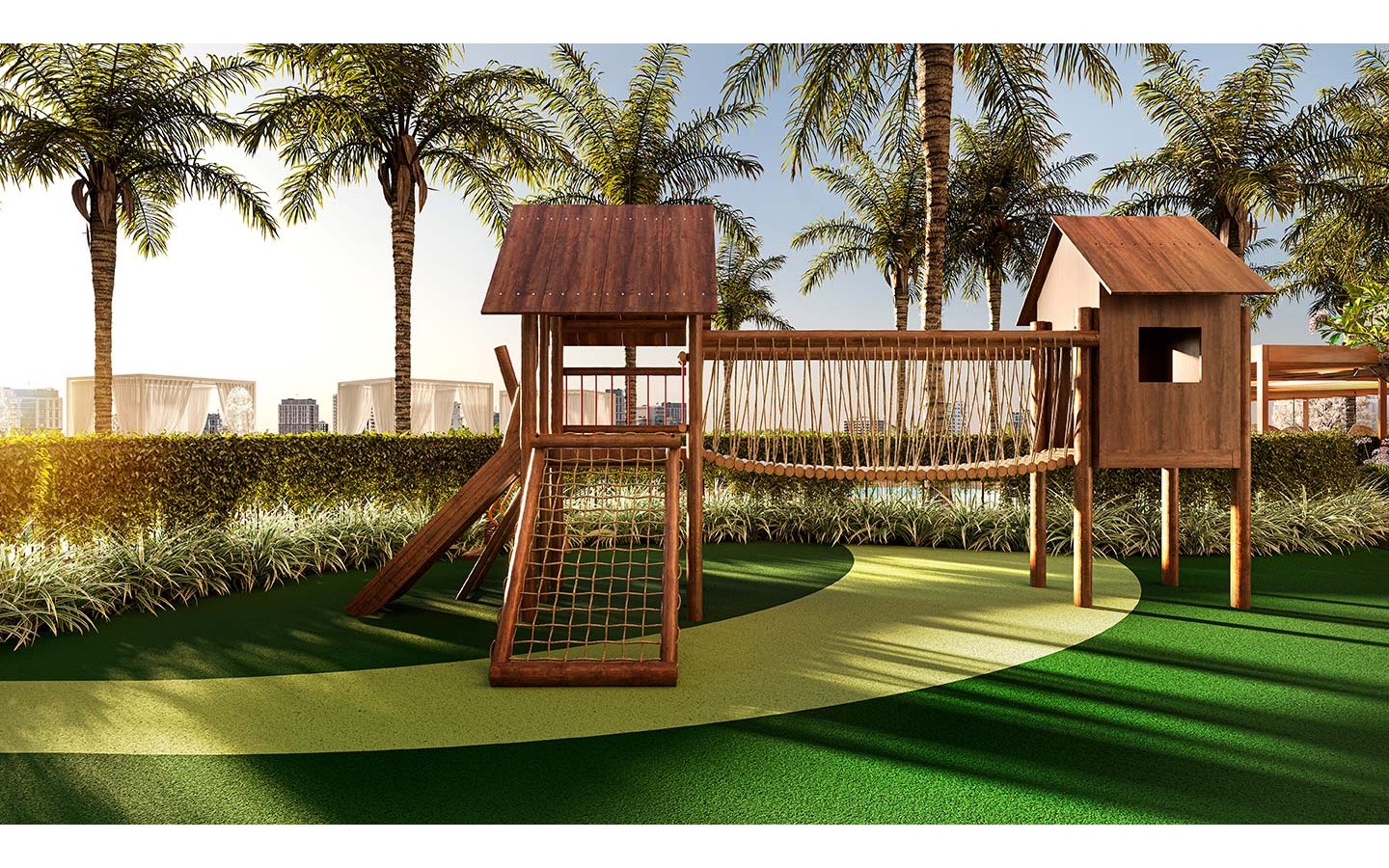 Oásis Home Resort em Alphaville — playground