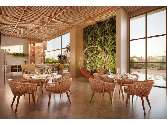 Oásis Home Resort em Alphaville — espaço gourmet