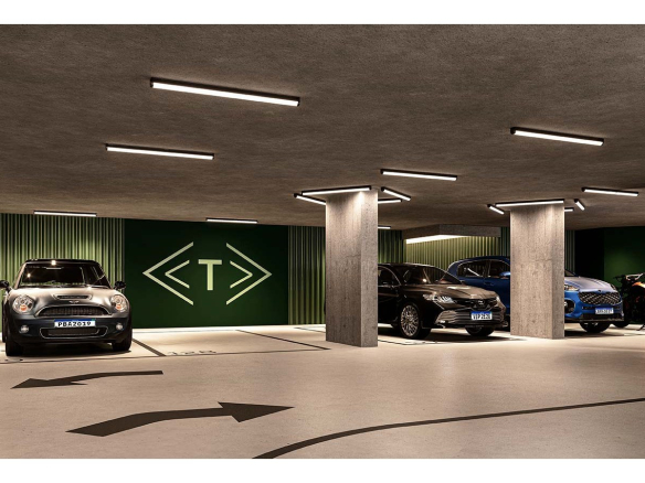 Oásis Home Resort em Alphaville — garagem