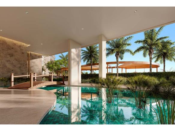 Oásis Home Resort em Alphaville — hall social