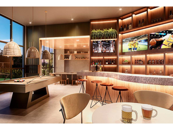 Oásis Home Resort em Alphaville — sports bar