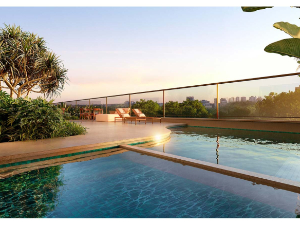 Oásis Home Resort em Alphaville — piscina privativa do espaço gourmet