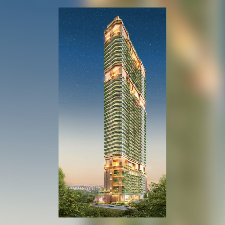 Fachada do On The Sky Bela Cintra The Residences