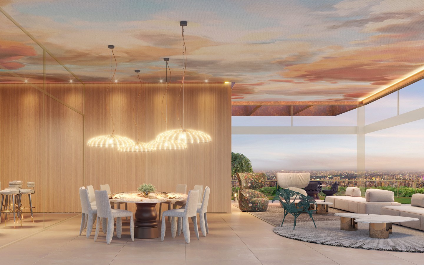 On The Sky Bela Cintra The Residences – Atendimento Especializado (11) 4237-8776 Espaço gourmet do On The Sky Bela Cintra The Residences