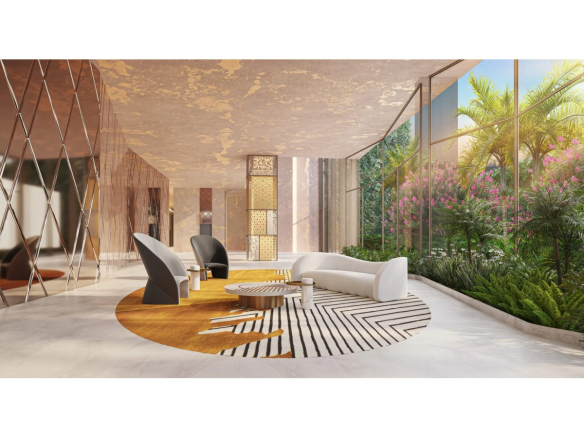 Lobby do On The Sky Cyrela by YOO