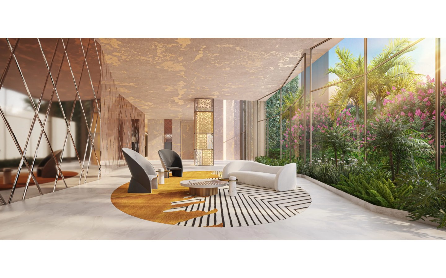 Lobby do On The Sky Cyrela by YOO