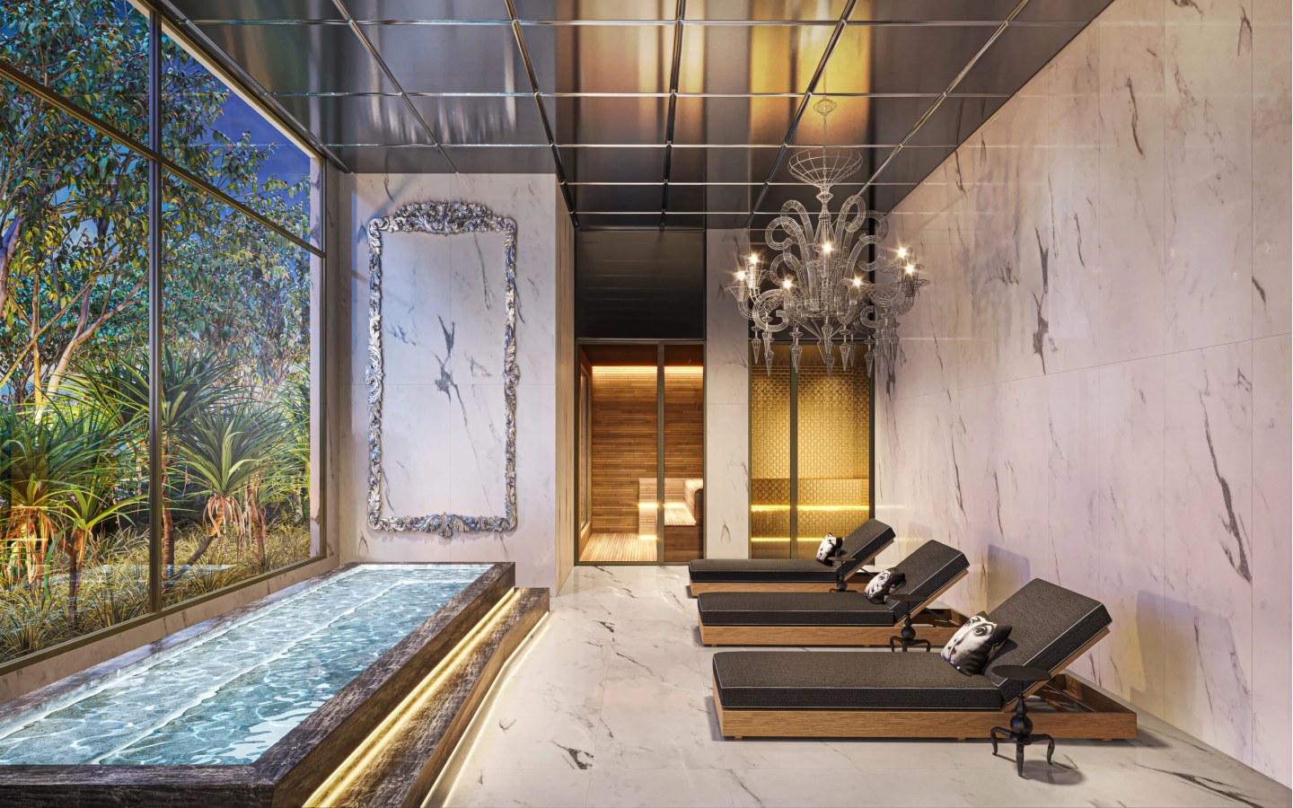 Spa e saunas do On The Sky Cyrela by YOO