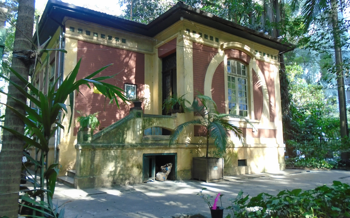 Área verde do Parque Trianon na Avenida Paulista