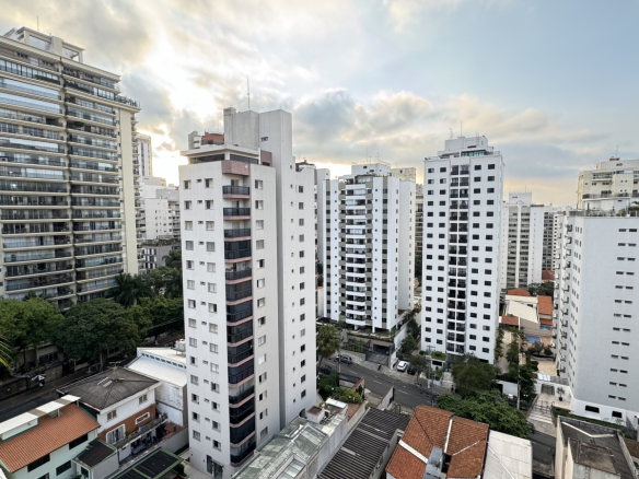 Vista urbana do bairro de Perdizes na região da Rua Iperoig, em São Paulo