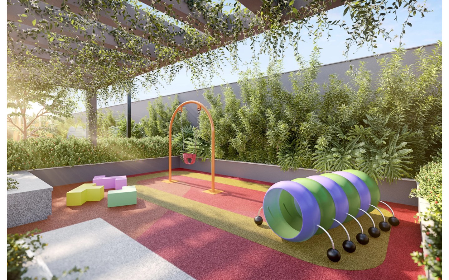 Perspectiva do playground baby do Andrômeda by MPD