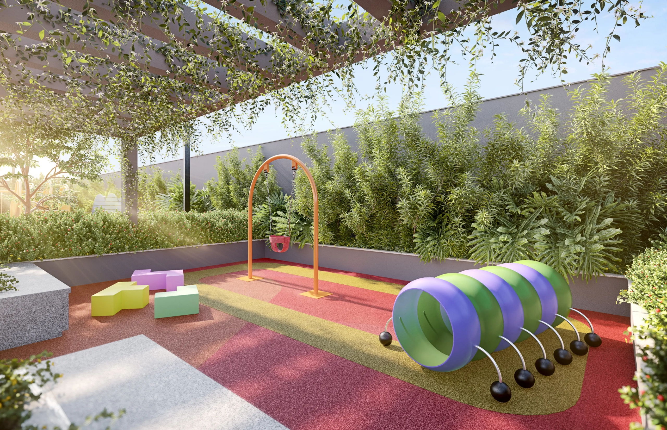 Perspectiva do playground baby do Andrômeda by MPD