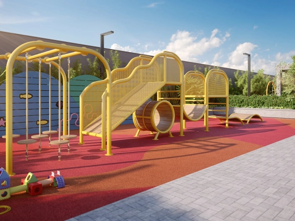 Perspectiva do playground kids do Andrômeda by MPD