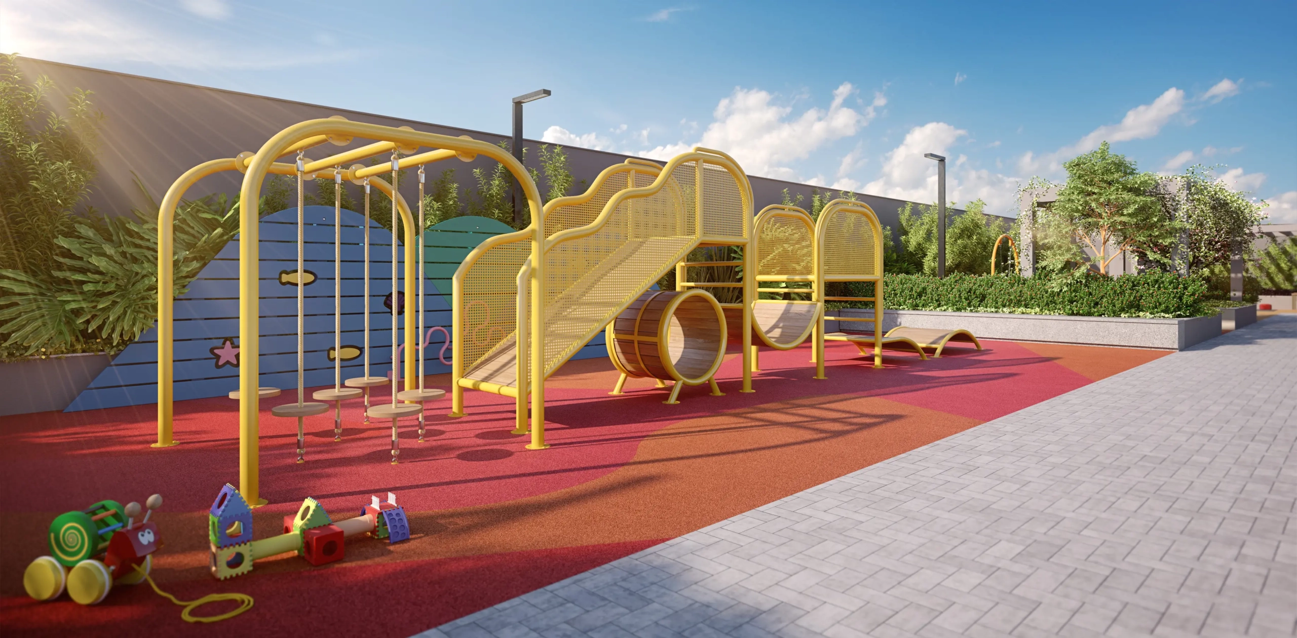 Perspectiva do playground kids do Andrômeda by MPD