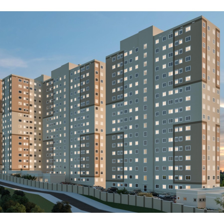 Fachada das torres do Residencial Olímpia em Osasco