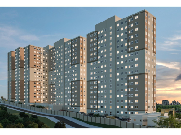 Fachada das torres do Residencial Olímpia em Osasco