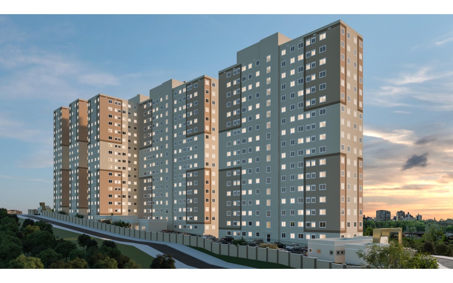 Residencial Olímpia – Atendimento Especializado (11) 4237-8776 Fachada das torres do Residencial Olímpia em Osasco