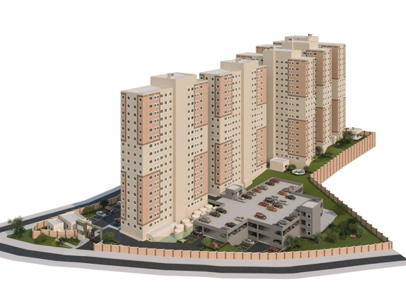 Implantação geral do Residencial Olímpia