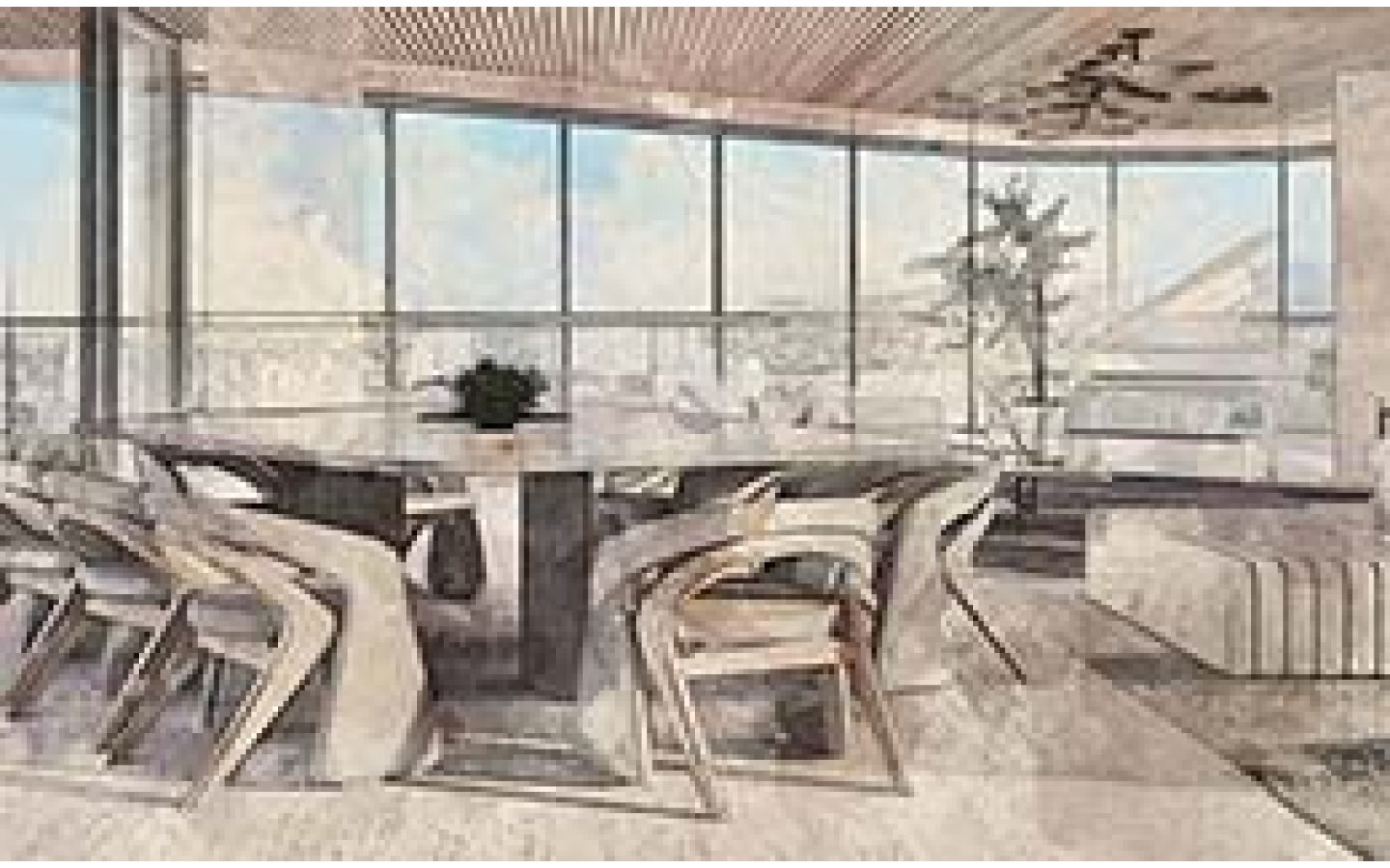 Living integrado ao terraço gourmet do Signature Alphaville