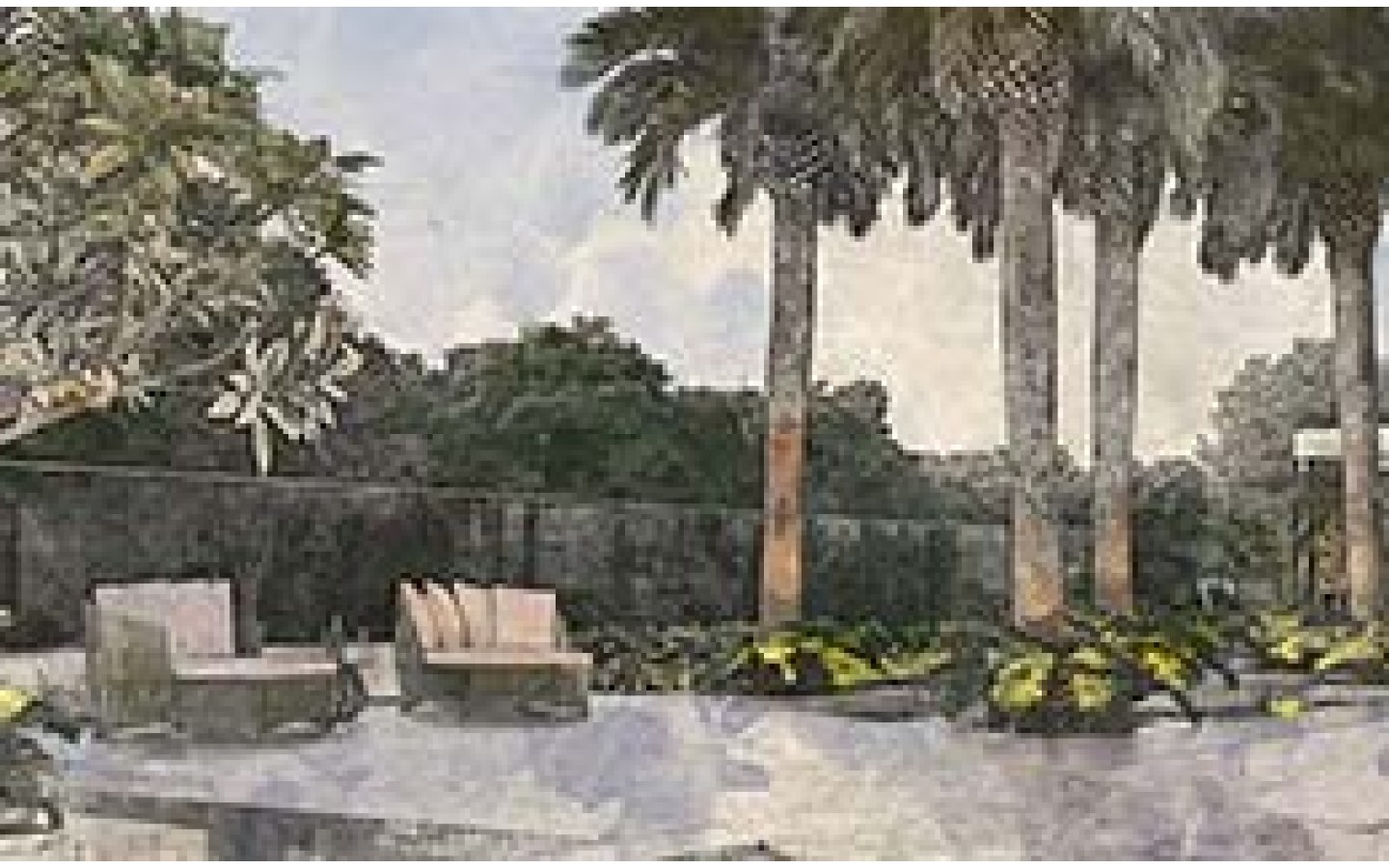 Praça com espelho d’água do Signature Alphaville
