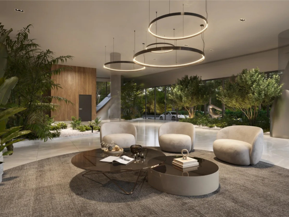 Square Design Residence em Alphaville — lounge de convivência