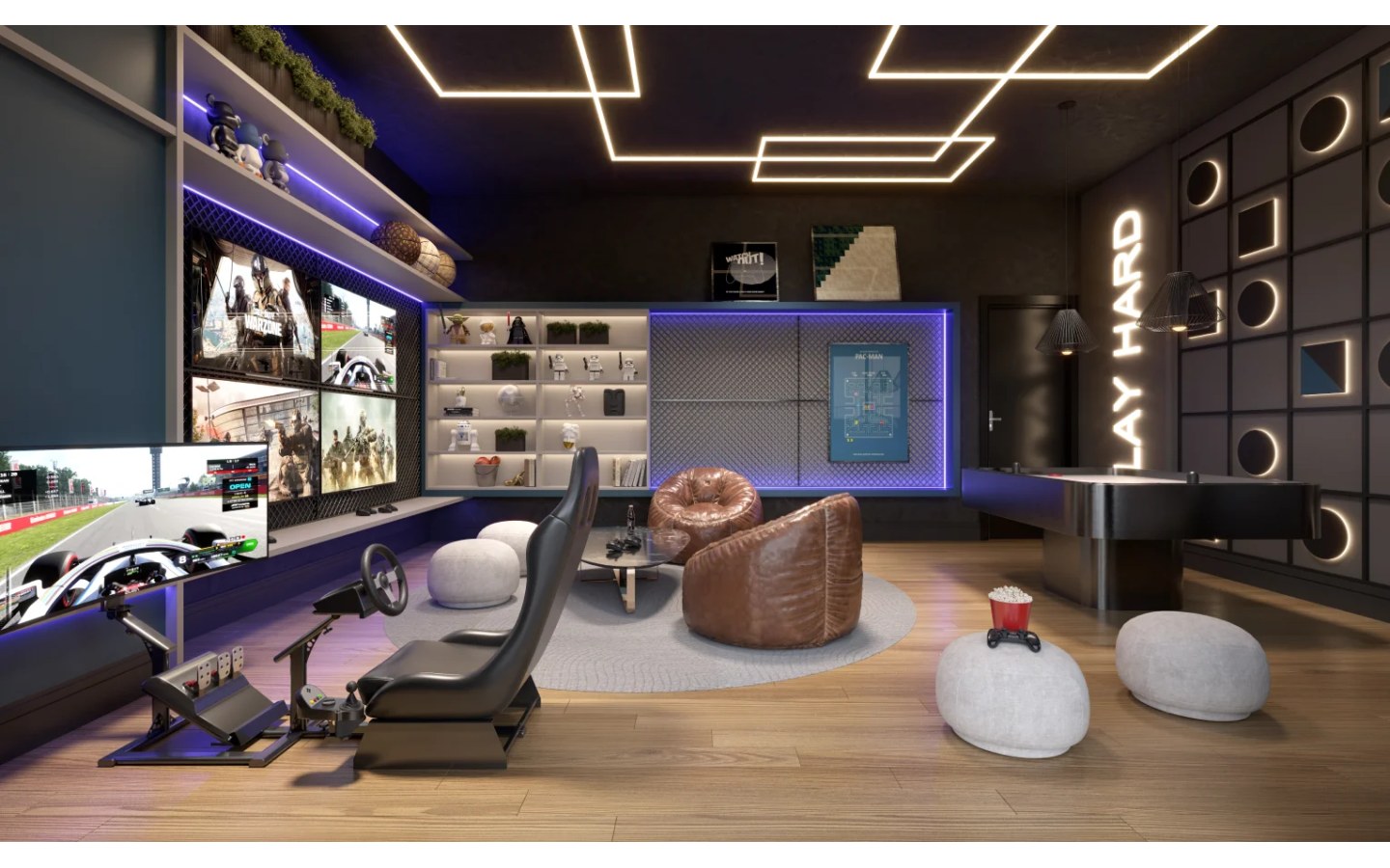 Square Design Residence – Atendimento Especializado (11) 4237-8776 Square Design Residence em Alphaville — game room