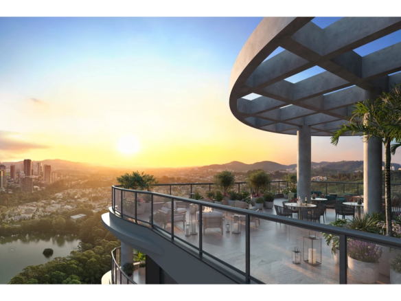 Square Design Residence em Alphaville — rooftop com vista para Alphaville