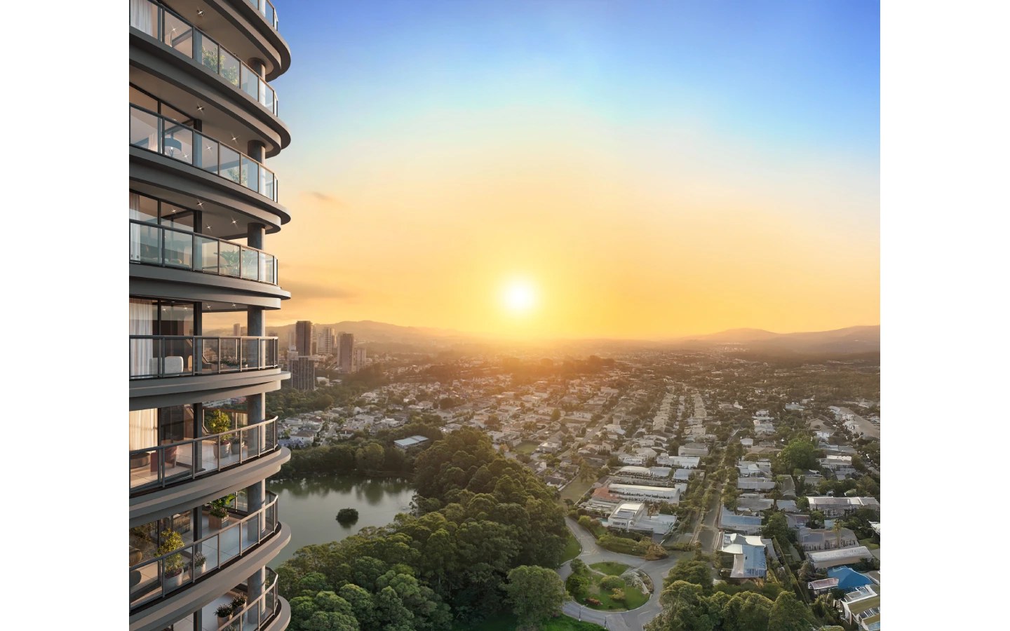 Square Design Residence em Alphaville — vista panorâmica a partir da torre