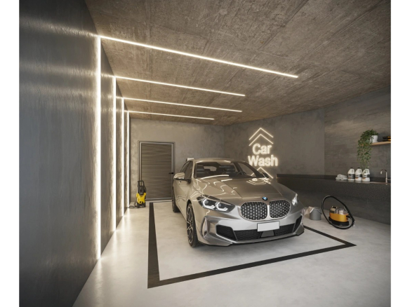 Square Design Residence em Alphaville — car wash