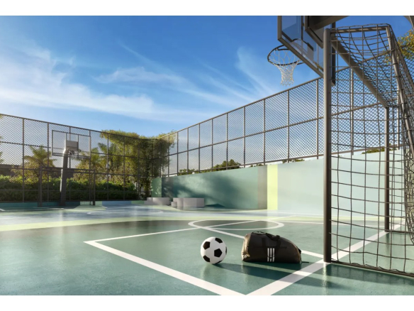Square Design Residence em Alphaville — quadra poliesportiva