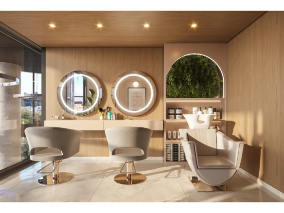 Square Design Residence em Alphaville — espaço beauty