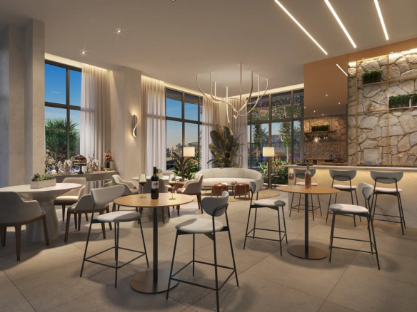 Square Design Residence em Alphaville — salão de festas