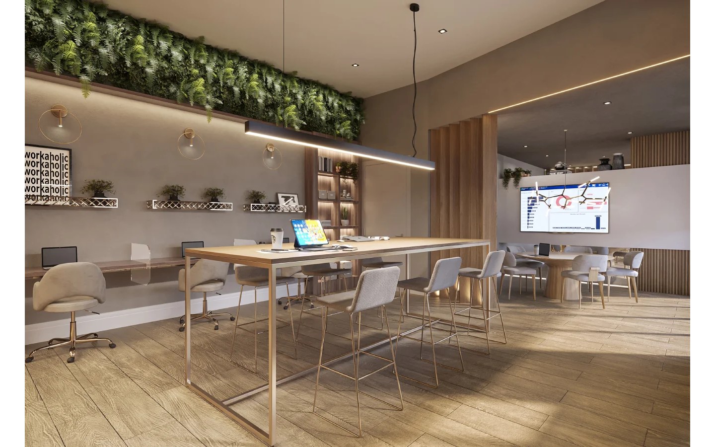 Square Design Residence em Alphaville — coworking