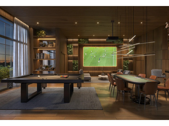 Square Design Residence em Alphaville — sports bar