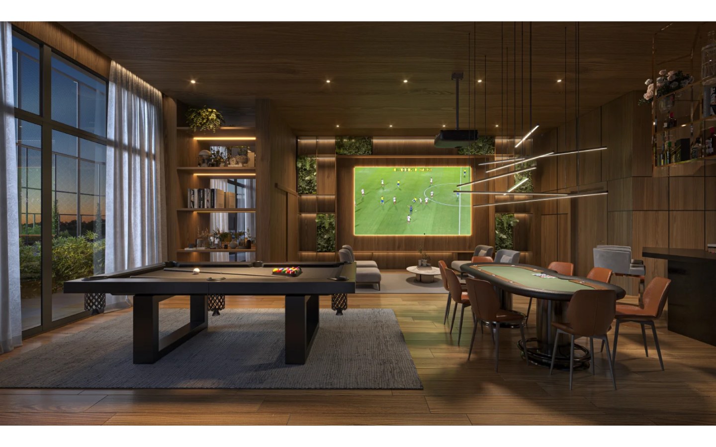 Square Design Residence em Alphaville — sports bar