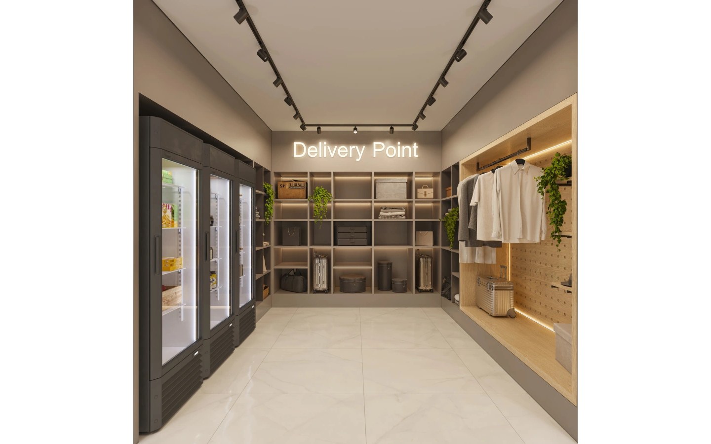 Square Design Residence em Alphaville — espaço delivery