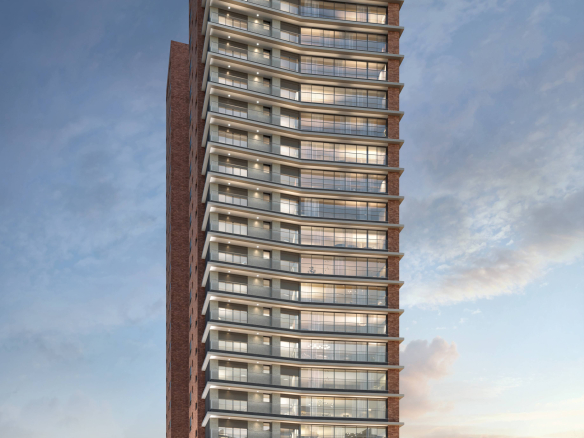 Terrah Alphaville — Terrah Alphaville 330 m2 — fachada frontal noturna
