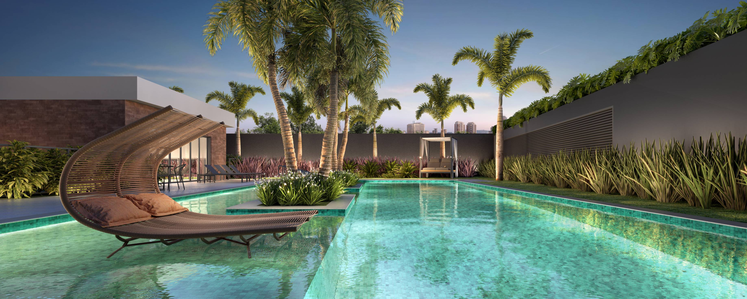 Terrah Alphaville — piscina externa