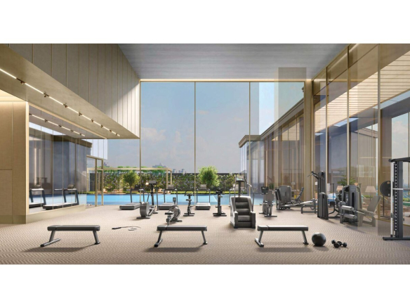 Perspectiva do fitness do Vista Cyrela Torre Milano