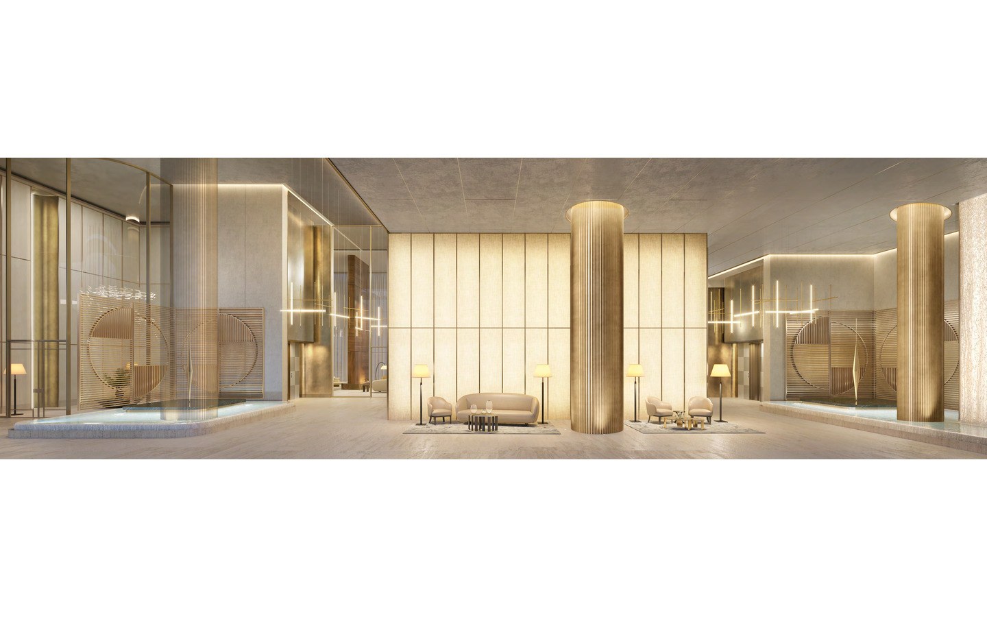 Vista Cyrela Furnished by Armani/Casa – Tower Venezia – Atendimento Especializado (11) 4237-8776 Perspectiva oficial do lobby e acesso do Tower Venezia