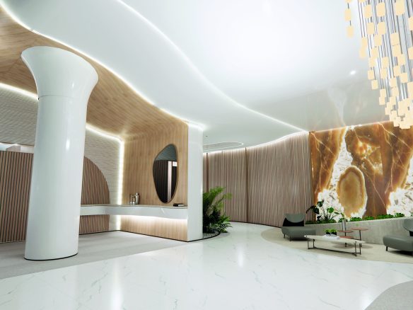 Sunset Itapecuru — perspectiva ilustrada de lobby, perspectiva 1