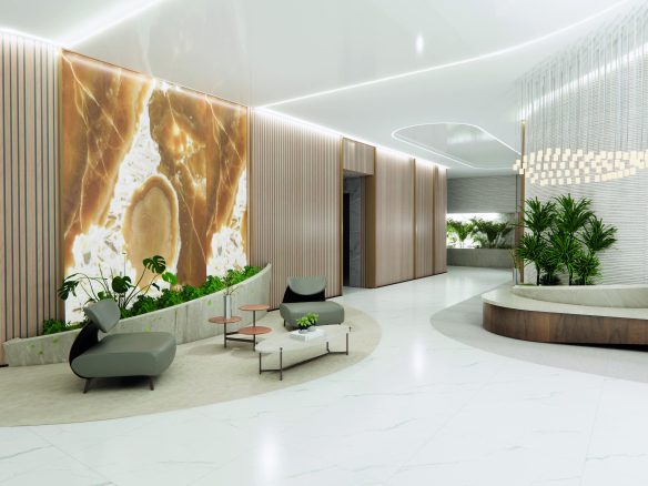 Sunset Itapecuru — perspectiva ilustrada de lobby, perspectiva 2