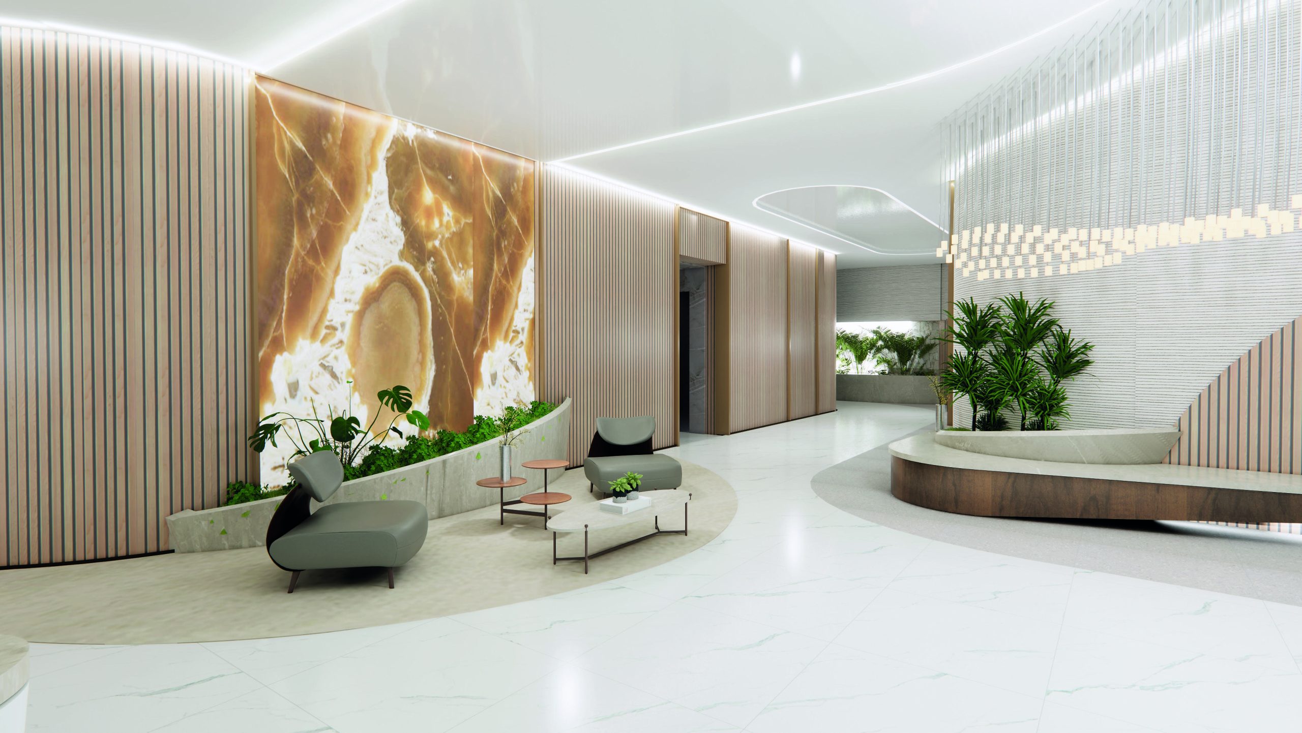 Sunset Itapecuru — perspectiva ilustrada de lobby, perspectiva 2