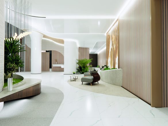 Sunset Itapecuru — perspectiva ilustrada de lobby, perspectiva 3