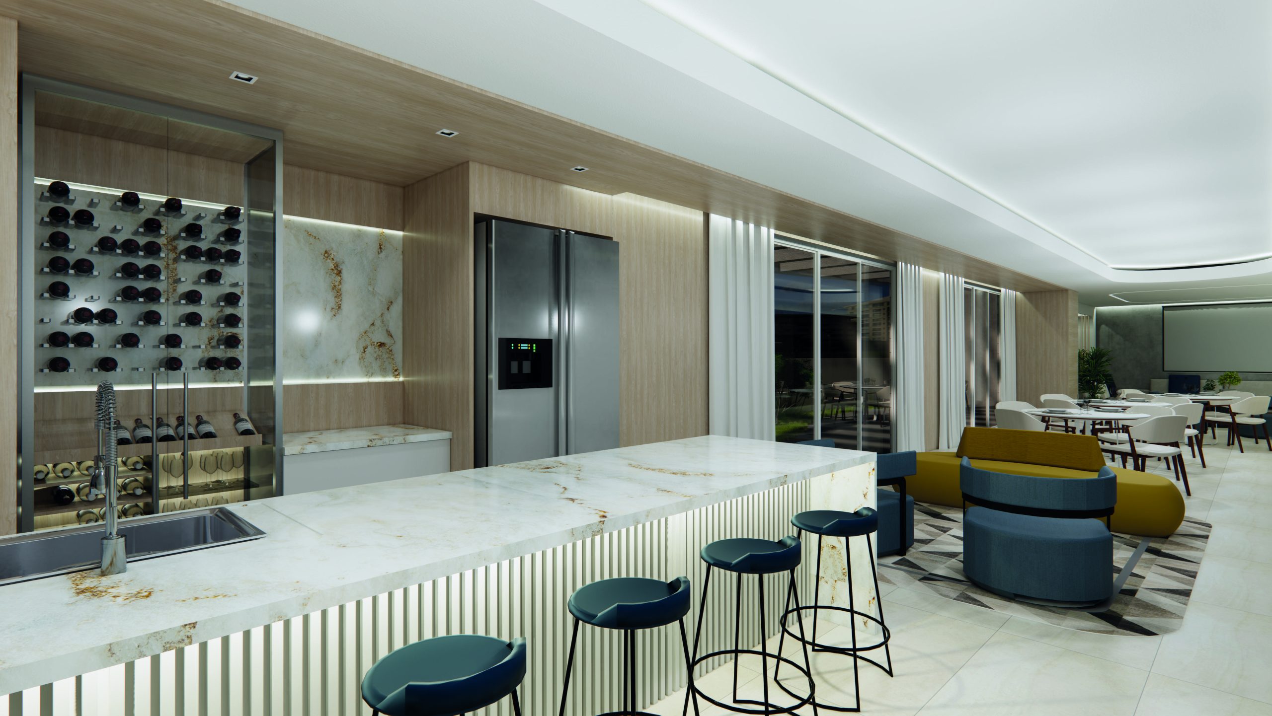 Sunset Itapecuru — perspectiva ilustrada de wine bar, perspectiva 4