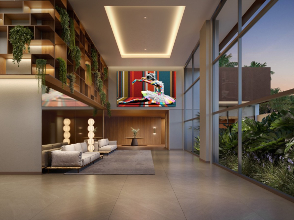 Lobby do Almá Pinheiros